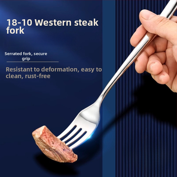 316 nerūdijančio plieno trijų dalių stalo įrankių rinkinys: peilis, šakutė ir šaukštas, veidrodinis poliravimas, paprastas stilius