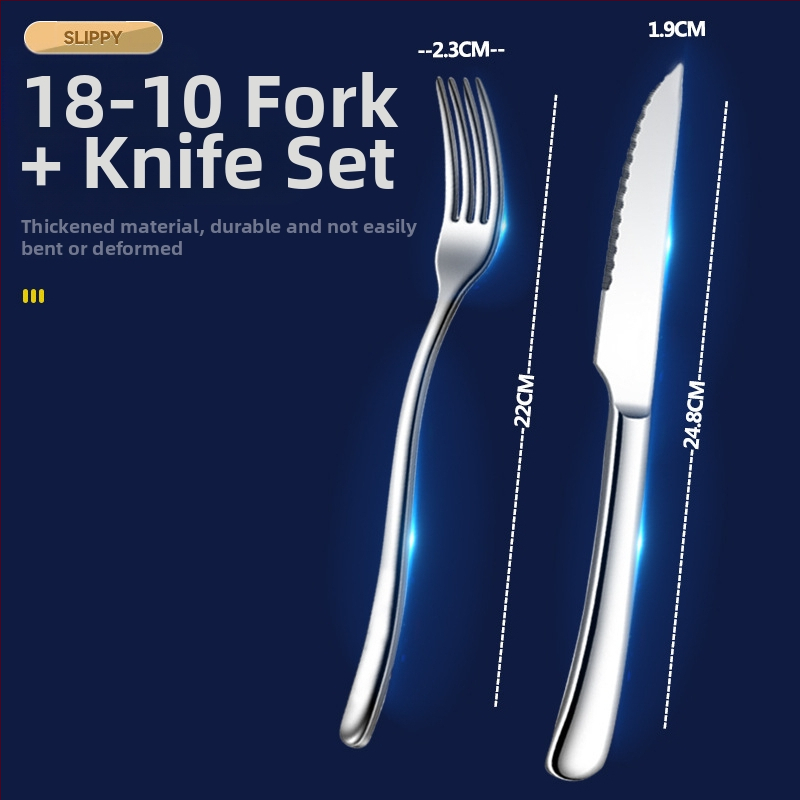 316 nerūdijančio plieno trijų dalių stalo įrankių rinkinys: peilis, šakutė ir šaukštas, veidrodinis poliravimas, paprastas stilius