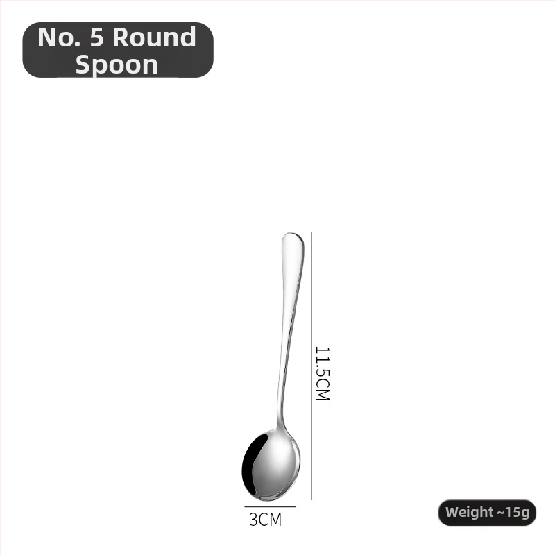 Peilių, šaukštų ir šakutų rinkinys šiaurės stiliuje, iš 410 nerūdijančio plieno, veidrodinis poliravimas, rankų darbo su pritaikytu apdorojimu.