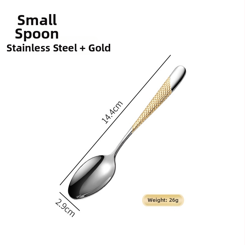 Platinum 304 nerūdijančio plieno stalo įrankių rinkinys vakarietiški patiekalai: peilis, šakutė ir šaukštas, veidrodinis poliravimas, lengvas prabangos retro stilius, pritaikymas galimas