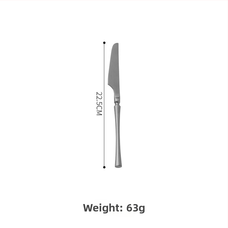 304 nerūdijančio plieno peilių, šaukštų ir šakutėlių rinkinys su siauru juosmeniu, vandens poliravimas, Korėjos stilius