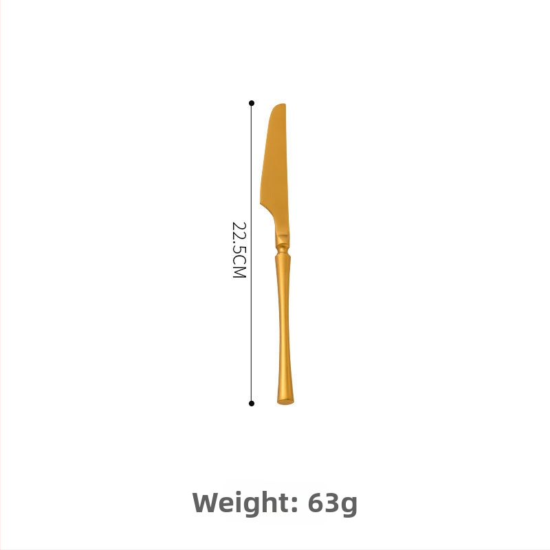 304 nerūdijančio plieno peilių, šaukštų ir šakutėlių rinkinys su siauru juosmeniu, vandens poliravimas, Korėjos stilius