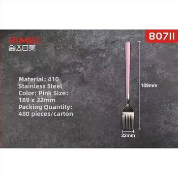 Nerūdijančio plieno stalo įrankių rinkinys – šakutė ir šaukštas, 201 nerūdijančio plieno, veidrodinis poliravimas, modernus minimalistinis stilius, suaugusiems