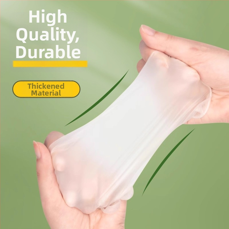 Bērnu vienreizējās cimdi, pārtikas kvalitāte, TPE, kastē iepakoti, pretslīdēšana, biezums 0,05–0,1 mm