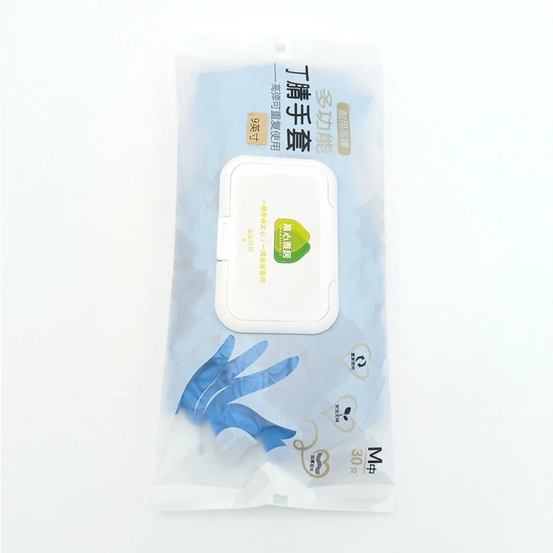 Домакински нитрилни ръкавици за почистване – издръжливи, еднократни, дълги 29.5 cm, нормална дебелина, за миене на съдове, опаковка 50/100 броя