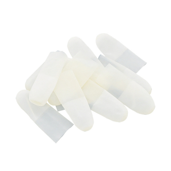 Vienkartinės pirštų galių pirštinės, iš plastiko, atsparios vandeniui, storis 0.05-0.1 mm, paprastas raštas