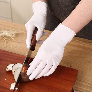 Vienkartinės nitrilinės pirštinės maisto pramonei, anti-slip, storis 0.2-0.3 mm, vientisas dizainas, privatūs ženklinimo sprendimai