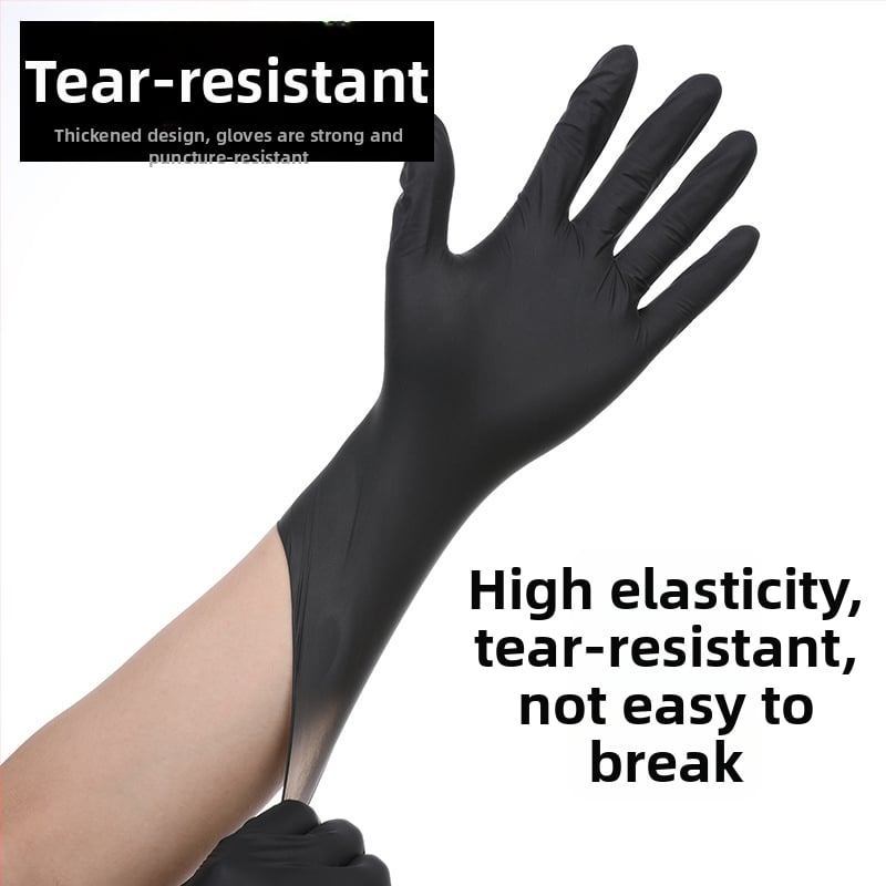 Vienkartinės nitrilinės pirštinės maisto pramonei, anti-slip, storis 0.2-0.3 mm, vientisas dizainas, privatūs ženklinimo sprendimai