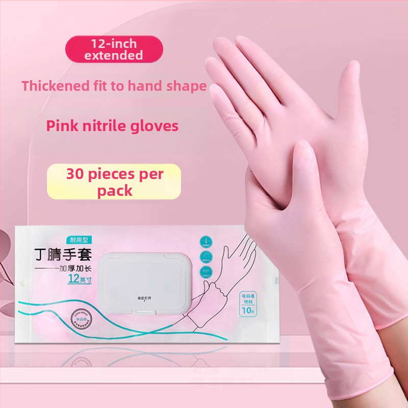 Vienkartinės nitrilo pirštinės virtuvės ir maisto perdirbimui – Prekės ženklas: Hangkang Medical / Hengpin; Svoris: 4; Naudojimo sritis: maisto perdirbimas, kasdienė namų naudojimas