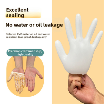 Vienkartinės pirštinės, Prekės ženklas Jue nuo, Slydimo prevencija, Vieno spalvos raštas, Logotipo spauda įmanoma, Prekės kodas: Ding qing gloves