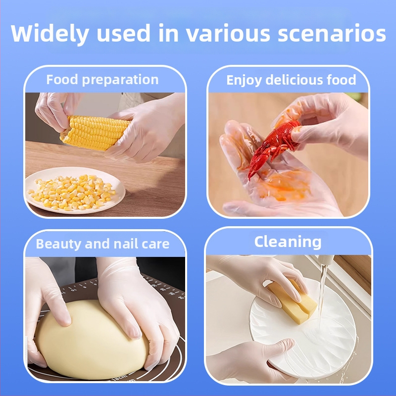 Vienreizējās cimdi, Zīmols: Jue nuo, Pretslīdošs, Vienkrāsains raksts, Logotipa drukāšana pieejama, Preces kods: Ding qing gloves