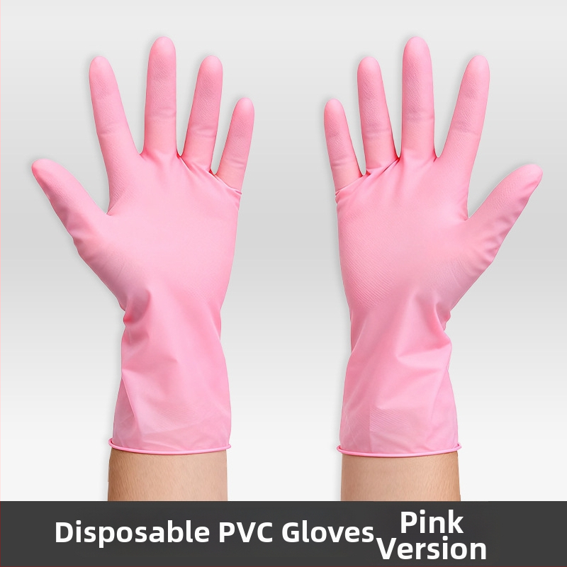 Vienkartinės pirštinės, Prekės ženklas Jue nuo, Slydimo prevencija, Vieno spalvos raštas, Logotipo spauda įmanoma, Prekės kodas: Ding qing gloves