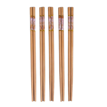 Drvene štapiće za jelo, lagani luksuzni retro stil, biološki razgradivi, 10 pari