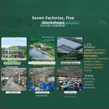 Double Gun vienkartinės bambuko lazdelės, karbonizuotos, apvalios, keturių dalių rinkinys, atskirose pakuotėse