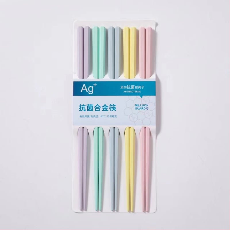 Šešiakampės lydinio valgymo lazdelės, japonų stiliaus, šiuolaikinis paprastumas, pirmosios klasės kokybė, pavasaris 2021