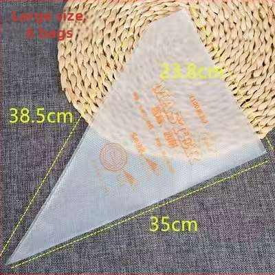 Vienkartinis dekoravimo maišelio rinkinys, PP medžiaga, įpakavimas OPP maišelyje, 2024 m. leidimas