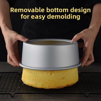Enjoy the taste šifono torto formų rinkinys su atskiru dugnu, ovalios formos, anodizuotos