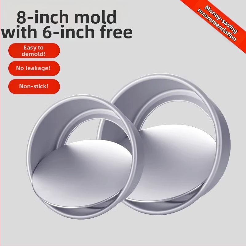 Enjoy the taste šifono torto formų rinkinys su atskiru dugnu, ovalios formos, anodizuotos