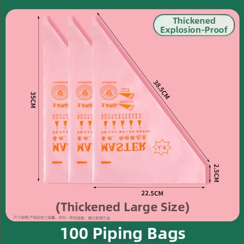 Dekoravimo maišelis su vienkartiniais antgaliais — pilnas dekoravimo priemonių komplektas vaikų maistui dekoruoti, išleistas 2024
