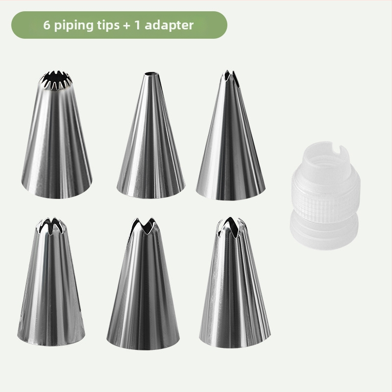 Dekoravimo maišelis su vienkartiniais antgaliais — pilnas dekoravimo priemonių komplektas vaikų maistui dekoruoti, išleistas 2024