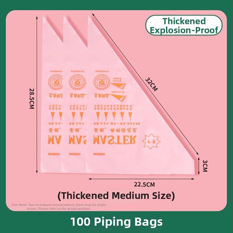 Dekoravimo maišelis su vienkartiniais antgaliais — pilnas dekoravimo priemonių komplektas vaikų maistui dekoruoti, išleistas 2024