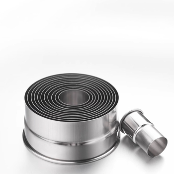 YABAY nerezová oceľová forma na pečenie sušienok – súprava s nepravidelným tvarom, na pečenie cookies a krájanie zeleniny a ovocia