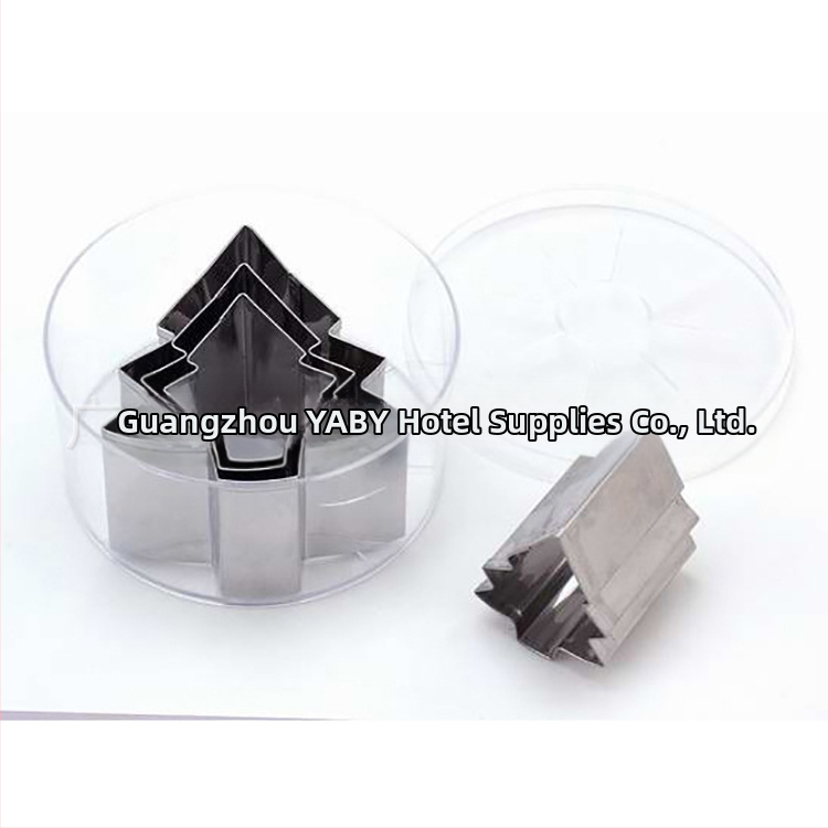 YABAY nerezová oceľová forma na pečenie sušienok – súprava s nepravidelným tvarom, na pečenie cookies a krájanie zeleniny a ovocia