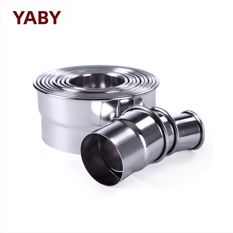 YABAY nerezová oceľová forma na pečenie sušienok – súprava s nepravidelným tvarom, na pečenie cookies a krájanie zeleniny a ovocia