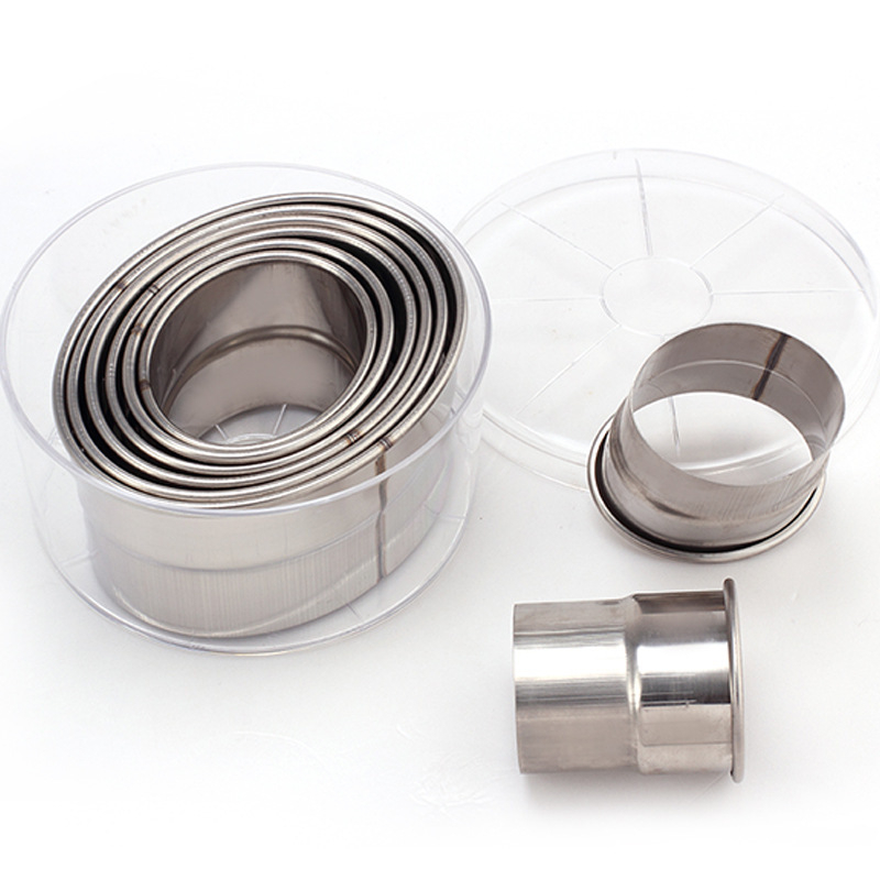 YABAY nerezová oceľová forma na pečenie sušienok – súprava s nepravidelným tvarom, na pečenie cookies a krájanie zeleniny a ovocia