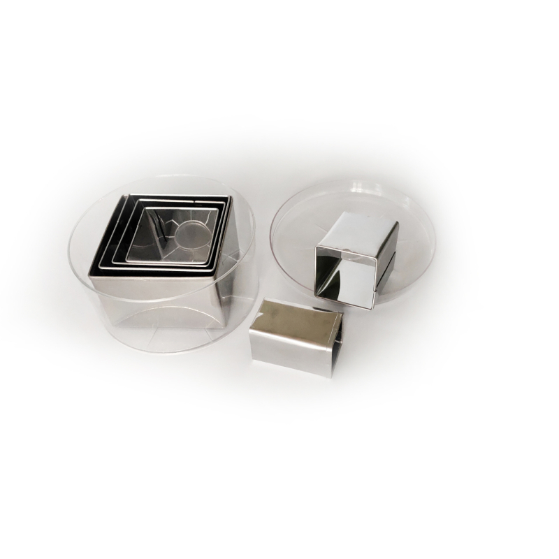 YABAY nerezová oceľová forma na pečenie sušienok – súprava s nepravidelným tvarom, na pečenie cookies a krájanie zeleniny a ovocia