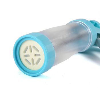 Nerūdijančio plieno dekoravimo šautuvės rinkinys su antgaliais ir maišeliu, kepinių ir sausainių dekoravimui, prekės ženklas Zilan Ya