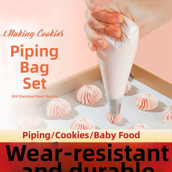 Vienkartinė dekoravimo maišelė, maisto kokybės PE, skirta sausainiams ir tortams, DIY dekoravimo įrankis, privatūs ženklinimo galimybė