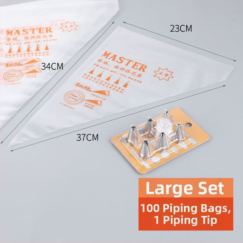 Vienkartinė dekoravimo maišelė, maisto kokybės PE, skirta sausainiams ir tortams, DIY dekoravimo įrankis, privatūs ženklinimo galimybė