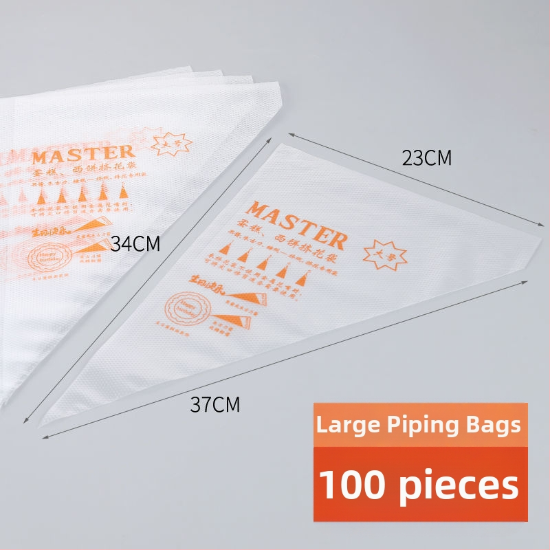 Vienkartinė dekoravimo maišelė, maisto kokybės PE, skirta sausainiams ir tortams, DIY dekoravimo įrankis, privatūs ženklinimo galimybė