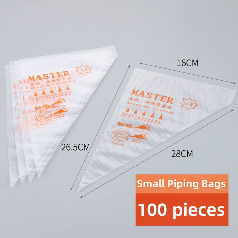 Vienkartinė dekoravimo maišelė, maisto kokybės PE, skirta sausainiams ir tortams, DIY dekoravimo įrankis, privatūs ženklinimo galimybė