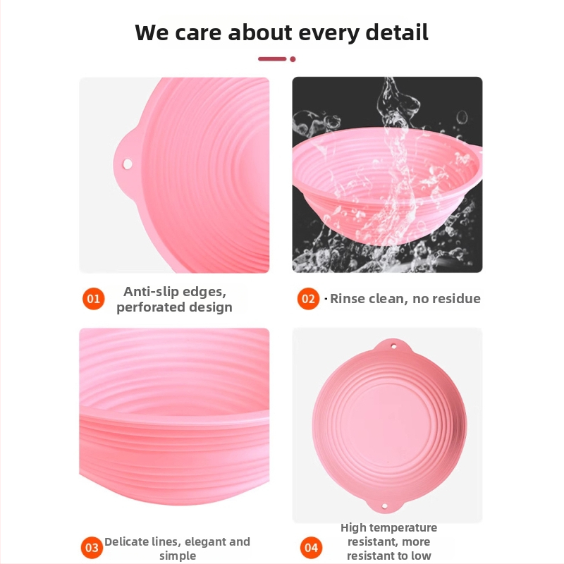 Maizes fermentācijas grozs un cepšanas forma – pārtikas klases silikons – apaļa forma