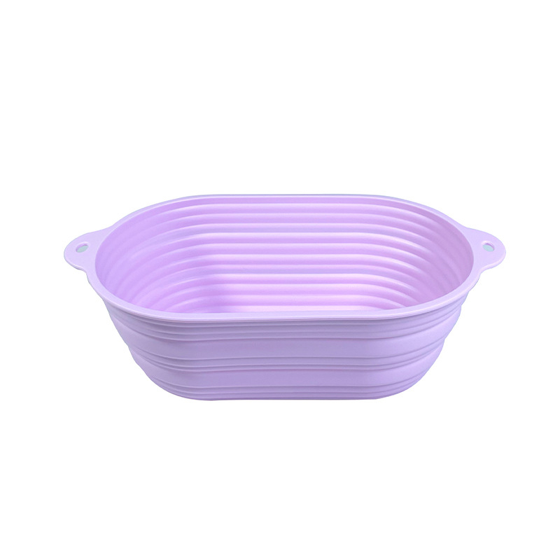 Duonos fermentacijos krepšys ir kepimo forma – maisto kokybės silikonas – apskritos formos