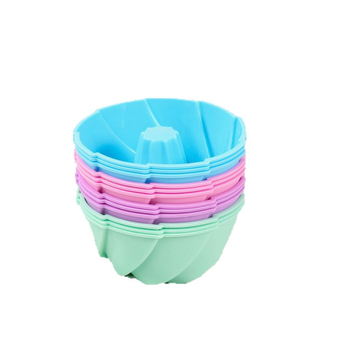 Silikonska kalupa za kolače, 12-komplet, nepravilnog oblika, otporna na pećnicu do 230°C