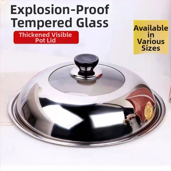 Nerūdijančio plieno wok dangtis, modelis ZHGG001, svoris 1-3, Premium, šiuolaikinis stilius