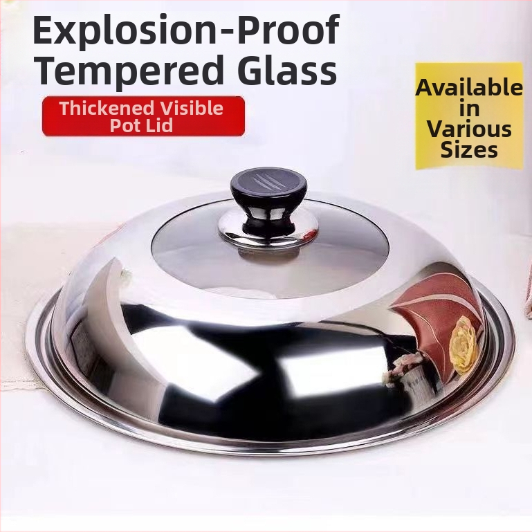 Nerūdijančio plieno wok dangtis, modelis ZHGG001, svoris 1-3, Premium, šiuolaikinis stilius
