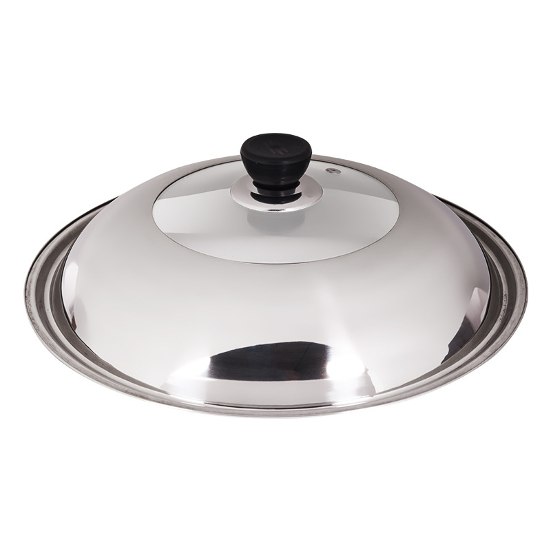 Nerūdijančio plieno puodo gaubtas su permatiniu dizainu, modelis Zhgg001 (Medžiaga: Nerūdijantis plienas; Svoris: 1–3 kg; Stilius: Modernus minimalizmas)