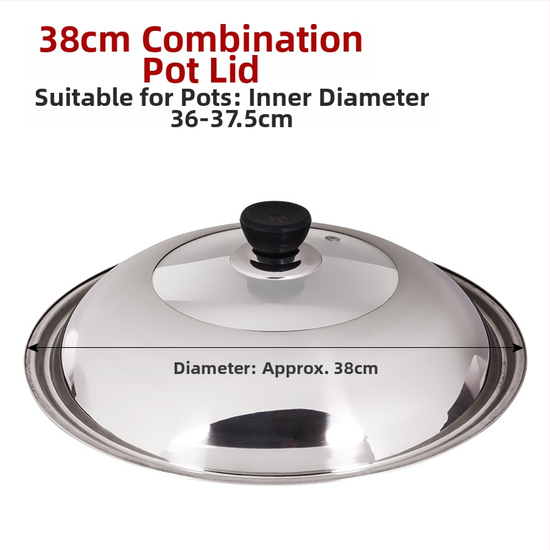 Nerūdijančio plieno puodo gaubtas su permatiniu dizainu, modelis Zhgg001 (Medžiaga: Nerūdijantis plienas; Svoris: 1–3 kg; Stilius: Modernus minimalizmas)