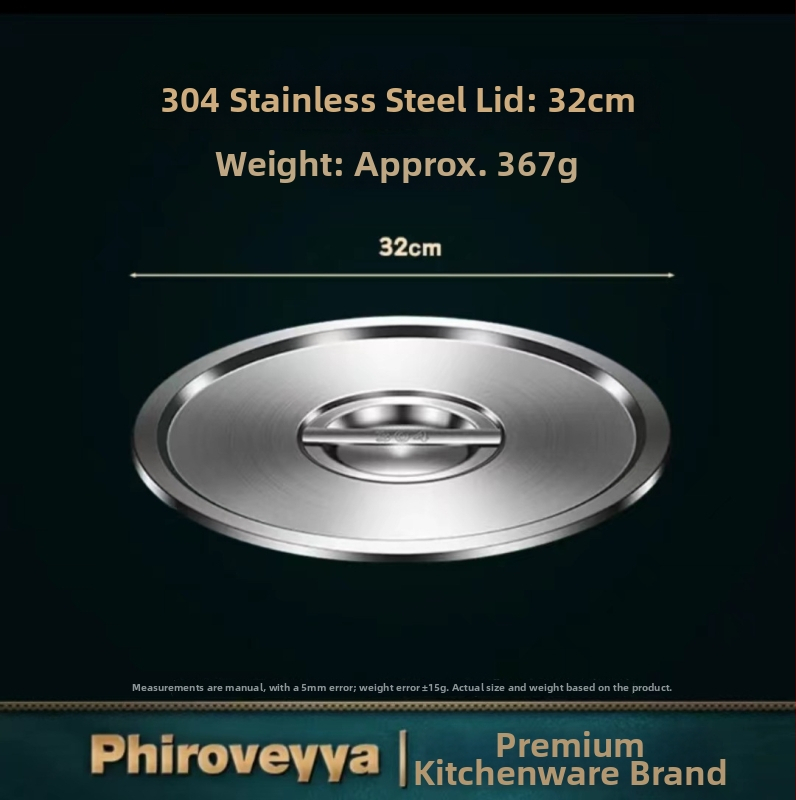 Virtuvės indo dangtis – 304 nerūdijančio plieno, maisto kokybė, namų daugiafunkcinis, storas, šiuolaikiškas minimalistinis stilius