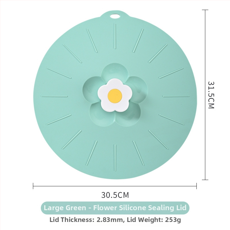 AWOO silikoninis dangtelis mikrobangų krosnelės dubenėliui, Stilius: Gaivus ir žaismingas, Medžiaga: Kita, Stilius: Mažas gaivus vėjas