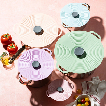 Keidason silikoninis puodo dangtelis, apvalus sandarus dangtelis, paprastas stilius, šiuolaikinis dizainas