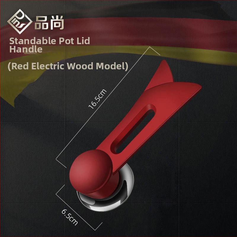 Nerūdijančio plieno puodo dangtis su skaidriu stiklu, iškilusio dizaino, izoliota medinė rankena, 970 g