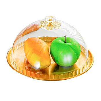 HAIQI Apskritas Skaidrus Plastmasinis Maisto Dangtelis šviežumui išsaugoti | Dubuo Dangtelis, Light Luxury Retro Stilius