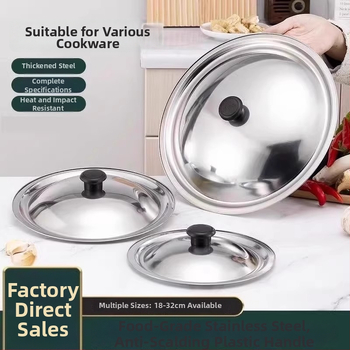 Nerūdijančio plieno dangtelis puodui ir wok, universalus, modelis Regular Fit, prekės ženklas Friendly