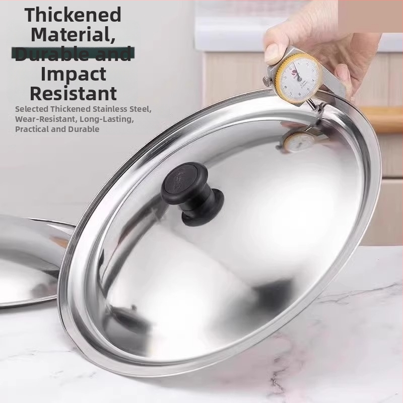 Nerūdijančio plieno dangtelis puodui ir wok, universalus, modelis Regular Fit, prekės ženklas Friendly