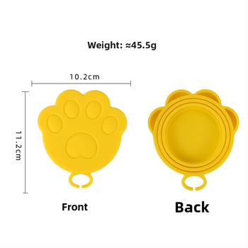 Katės konservų dangtelis, maisto kokybės silikono užrakinimo dangtelis, universalus naminių gyvūnėlių konservų dangtelis, Magnificent prekės ženklas, Stilius: mielas, Stiliaus tipas: šviežias ir mielas, Įgaliotas privatų prekės ženklas